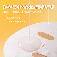Thumbnail for Torriden CELLMAZING Vita C Facial Mask (10 Sheets) | Radiance & Glow Boosting Korean Sheet Mask | Improving Overall Skin Tone | 5D Vitamin C + Niacinamide | Korean Face Mask