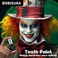 Thumbnail for BOBISUKA Black Tooth Paint, Professional Black Out Teeth Makeup Solution - Safe, Quick Dry & Realistic, Perfect for Cosplay, Halloween Makeup, Theater, and Special Effects (5 ml)
