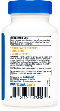 Thumbnail for Nutricost Probiotic Complex - 50 Billion CFU, 60 Capsules - Probiotic for Men and Women - Vegetarian Capsules, Non-GMO, Gluten Free