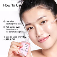 Thumbnail for Anua Peach 70 Niacinamide Serum, Daily Glow Serum For Face, Skin Tone & Dullness Care with Vitamin B12, Lightweight, Hydrating For Glass Skin Effect, Korean Skin Care, 1.01 fl.oz