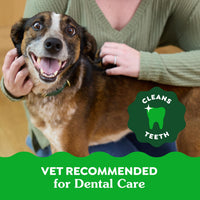 Thumbnail for Greenies Veterinarian-Recommended Adult Natural Dental Dog Treats Regular Size, Dog Dental Chews, Original Flavor, 27 oz. Pack, 27 Count