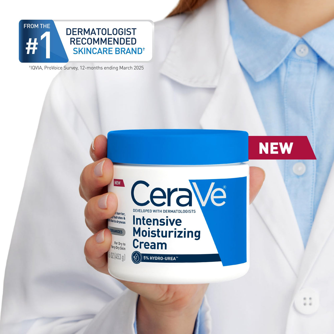 CeraVe Intensive Moisturizing Cream, Body Moisturizer With Shea Butter, 72H Hydration + Skin Barrier Repair, Fragrance-Free Body Lotion For Extremely Dry Skin, 8oz