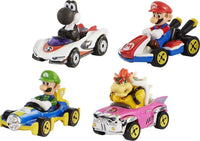 Thumbnail for Hot Wheels Mario Kart Set of 4 Die-Cast Toy Cars