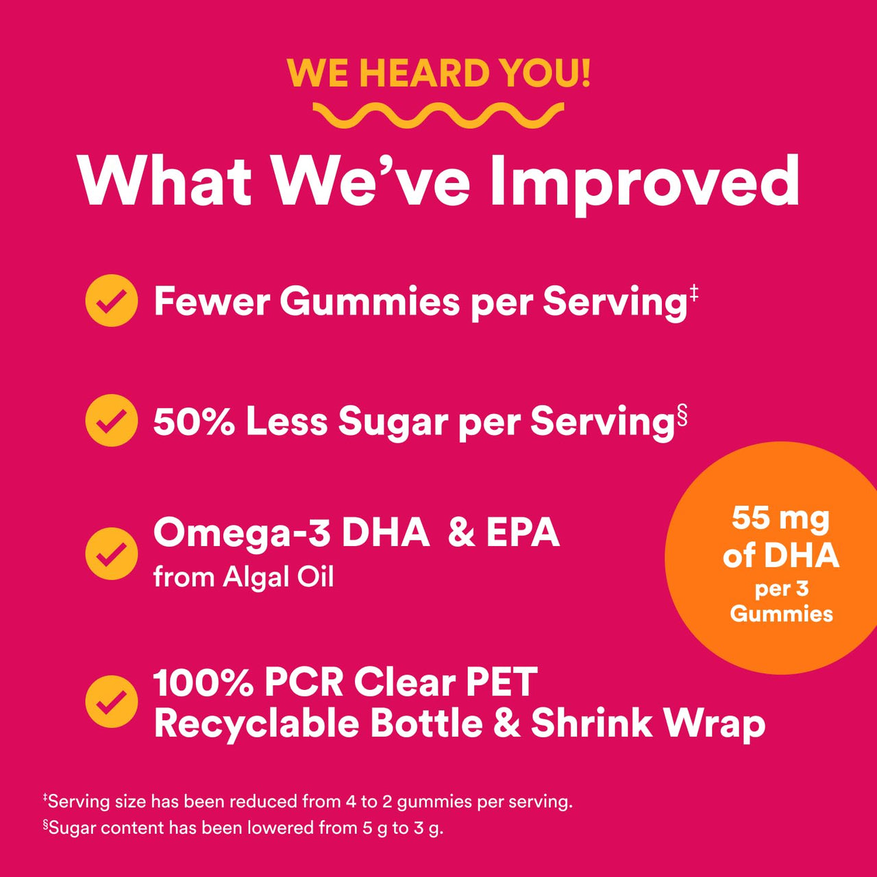 SmartyPants Women's Multivitamin Gummies, Omega 3 (DHA/EPA), Methylfolate, CoQ10, Vitamin D3, C, Vitamin B12, B6, A, K & Zinc, Inositol, Gluten Free, 90 Count (30 Day Supply)