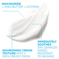Thumbnail for La Roche-Posay Cicaplast Hand Cream, Instant Relief Moisturizing Hand Lotion for Dry Hands, Shea Butter Lotion for Dry Cracked Hands, Non Greasy, Fragrance Free, 1.69 Fl Oz (Pack of 1)