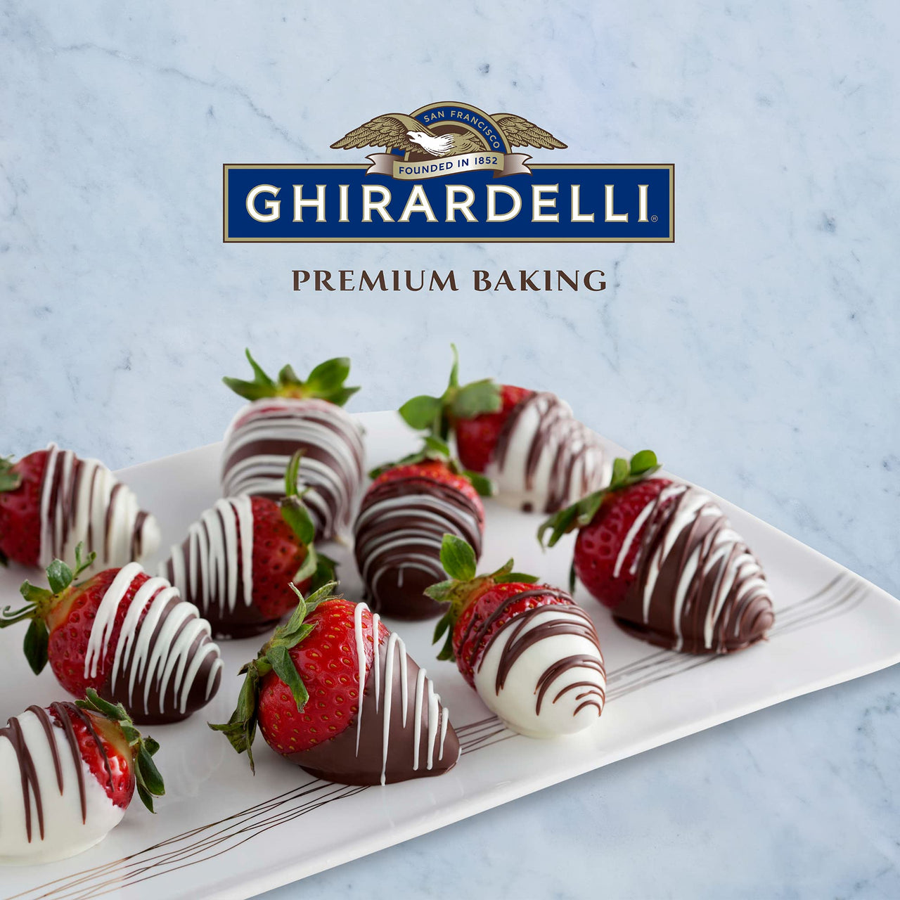 Ghirardelli Melting Wafers Dark Chocolate and White - 10 Ounce - Variety Pack - Perfect for Dipping Fruit, Pretzels and Candy Making