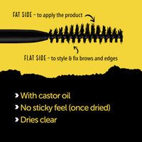 Thumbnail for got2b Glued 2-in-1 Brow Gel & Edge Control, 0.54 Fl Oz, Strong Hold Styling Eyebrow Gel and Hair Mascara for Flyaways and Frizz with Castor Oil, Sweat-Resistant with Quick Dry, Clear Finish
