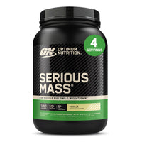 Thumbnail for Optimum Nutrition Serious Mass, Weight Gainer Protein Powder, Mass Gainer, Vitamin C and Zinc for Immune Support, Creatine, Vanilla, 3 Pound (Packaging May Vary)
