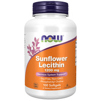 Thumbnail for NOW Foods Supplements, Sunflower Lecithin 1200 mg with Phosphatidyl Choline, 100 Softgels