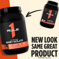 Thumbnail for Rule 1 Proteins R1 Protein Whey Isolate - with 25g Protein & 6g BCAA Exclusively from Isolated & Hydrolyzed Sources for Workout Recovery (2 Pounds, Chocolate Fudge)