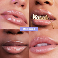 Thumbnail for Kosas Wet Lip Oil Gloss - Hydrating Lip Plumping Treatment with Hyaluronic Acid & Peptides, Non-Sticky Finish (Unzipped)