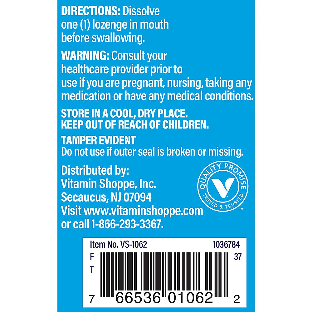 The Vitamin Shoppe Vitamin B12 1,000MCG - Energy Production, Nervous System & Red Blood Cell Support, Daily B Vitamin
