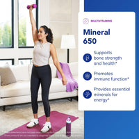 Thumbnail for Pure Encapsulations Mineral 650 | Hypoallergenic Combination of Balanced Chelated|Minerals | 180 Capsules