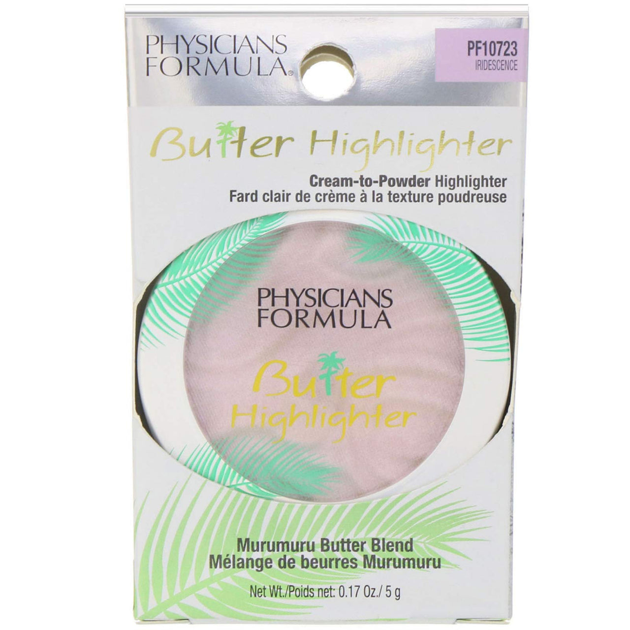 Physicians Formula Murumuru Butter Highlighter Makeup Face Powder Make Up, Iridescence, Dermatologist Approved,