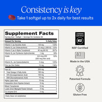 Thumbnail for EyePromise Restore Eye Health Supplements - 60 Softgels, 30-Day Supply - Omega 3 Supplement with Lutein and Zeaxanthin, Fish Oil, EPA, DHA & Eye Vitamins and Nutrients