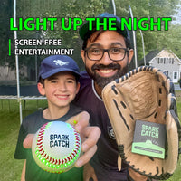 Thumbnail for SPARK CATCH Light Up Baseball, Glow in The Dark Baseball, Sports Gear Accessories Gifts for Boys 8 9 10 11 12 13 14 15 Years Old, Kids Teens All Ages Gift Ideas (Impact-Activated version) (Neon Green)