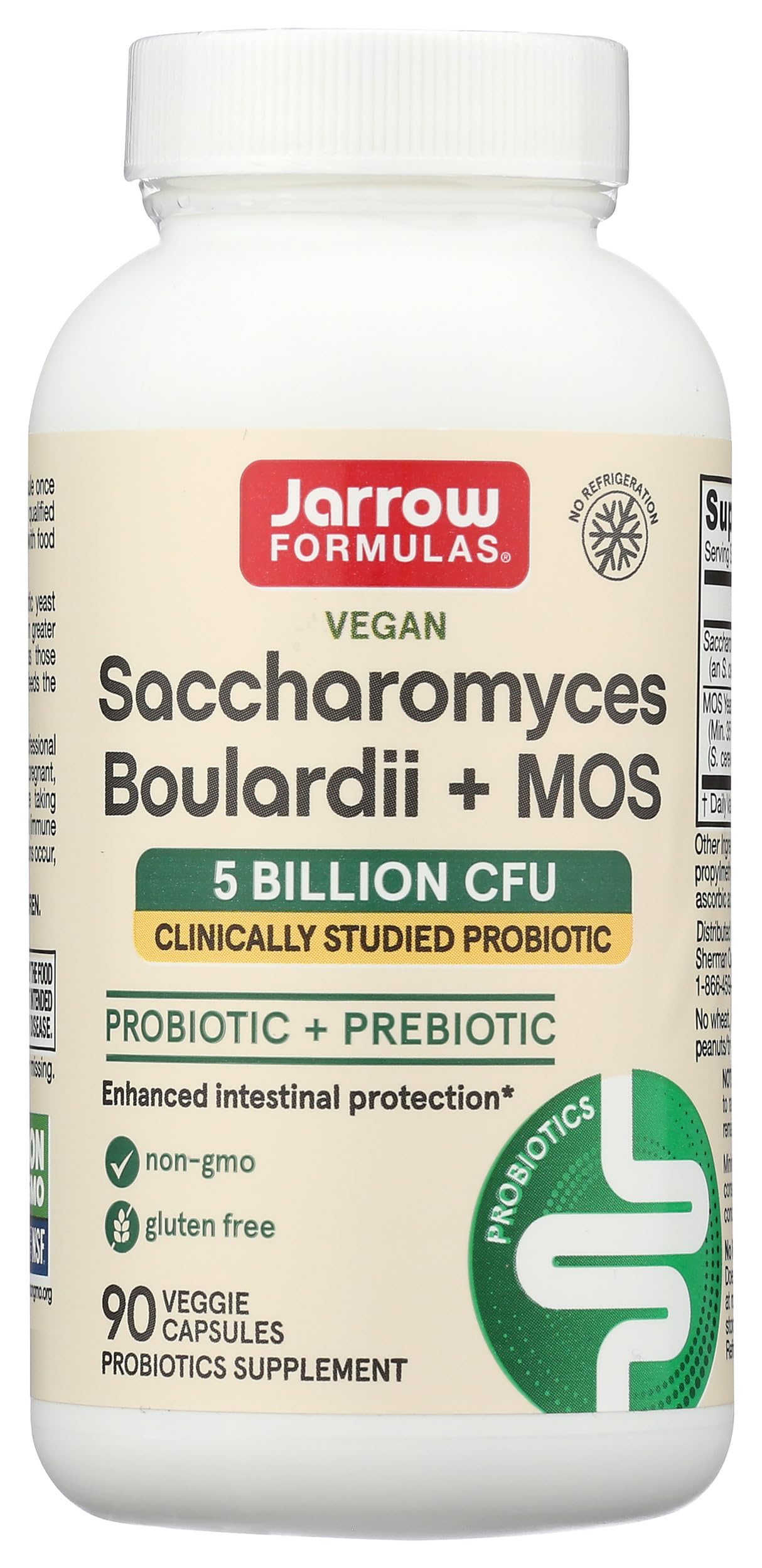 Jarrow Formulas, Saccharomyces Boulardii MOS, 90 Count