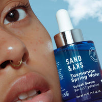 Thumbnail for Sand & Sky Tasmanian Spring Water Hydrating Serum with Hyaluronic Acid & Probiotics - Fine Line Reducing Face Serum, Plumps Skin & Smooths Wrinkles, 1 fl oz