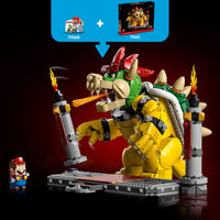 Thumbnail for LEGO Super Mario The Mighty Bowser 71411, King of Koopas 3D Model Building Kit, Collectible Posable Character Figure with Battle Platform, Memorabilia Gift Idea for Adults and Fans of Super Mario Bros