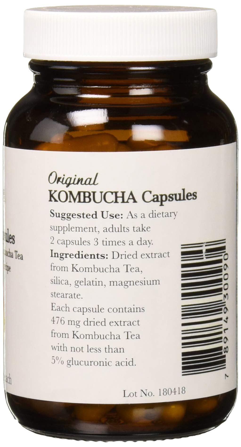 Pronatura Kombucha Capsules, 580 Mg, 90 Capsules