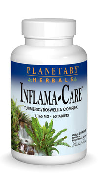 Thumbnail for Planetary Herbals Inflama-Care 1165mg Turmeric/Boswellia Complex - 60 Tablets