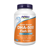 Thumbnail for NOW Foods Supplements, DHA-500 with 250 EPA, Molecularly Distilled, Supports Brain Health*, 180 Softgels