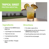 Thumbnail for Isopure Clear Whey Isolate Protein Powder, Lactose Free, Gluten Free, Naturally Flavored, Mango Lime, 20g Protein Per Serving, 14.1 Oz, 16 Servings (Packaging May Vary)