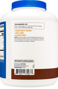 Thumbnail for Nutricost Grass-Fed Whey Protein Isolate (Chocolate) 5LBS - Non-GMO, Gluten Free, Natural Flavors
