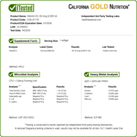 Thumbnail for California Gold Nutrition Vitamin D3, 50 mcg (2,000 IU), 90 Fish Gelatin Softgels
