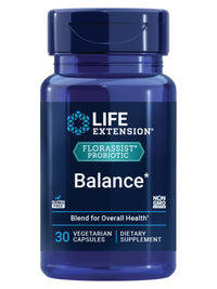 Thumbnail for Life Extension FLORASSIST® Probiotic Balance, Gut Health, Immune Support, Whole-Body Health, 7 strains, 15 Billion CFUs, Non-GMO, Gluten-Free, Vegetarian, 30 Capsules