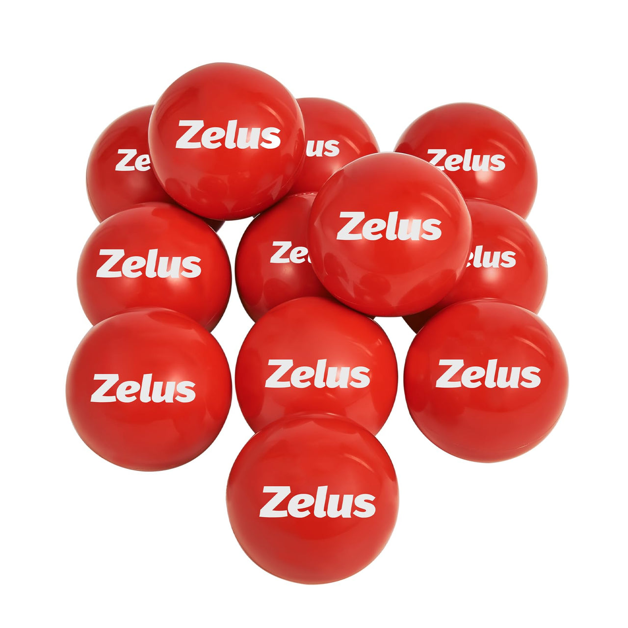 ZELUS Training Balls for Softball and Baseball Practice | 2.8-Inch 1 lb Weight Ball | Baseball Accessory for Strength Hitting Batting Pitching Improvement (Set of 12)