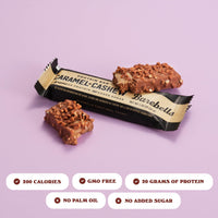 Thumbnail for Barebells Protein Bars Caramel Cashew - 12 Count, 20g High Protein Treats - Chocolate Nutrition Bar with 1g Total Sugars - On-The-Go Breakfast or Post-Workout Snack