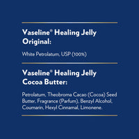 Thumbnail for Vaseline Original & Cocoa Butter Healing Jelly Travel-Size Variety 2-Pack – Rich Moisturizing Ointment, Skin Protectant for Soothing Cracked, Dry Skin, 1.75 Oz Ea