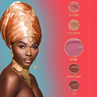 Thumbnail for Juvia's Place Long Lasting Non-Sticky Luscious High Shine Glow Lip Gloss Reflect Sis!, 16 oz, Deep Peachy Beige Brown, Creamy and Smooth