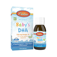 Thumbnail for Carlson - Baby's DHA, Liquid DHA Baby Supplement, 1100 mg Omega-3s + 400 IU Vitamin D3, Brain Development, Vision Support & Nerve Function, Omega-3 Liquid for Babies, Baby Fish Oil, 60 mL