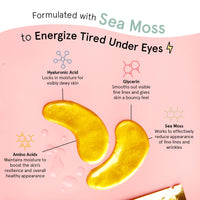Thumbnail for grace & stella Under Eye Mask Dark Circles - Under Eye Patches, Puffy Eyes, Undereye Bags, Wrinkles - Bachelorette Party Favors, Women Gifts, Vegan, Cruelty-Free Eye Patches for Adults (6 Pairs, Gold)
