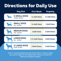 Thumbnail for Vetnique Glandex Anal Gland Soft Chew Treats with Pumpkin for Dogs Digestive Enzymes, Probiotics Fiber Supplement for Dogs Boot The Scoot (Peanut Butter Chews, 120 Count)