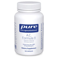 Thumbnail for Pure Encapsulations A.C. Formula II | Hypoallergenic Dietary Supplement to Promote Healthy Balance* | 120 Capsules