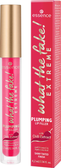 Thumbnail for essence | What the Fake! Plumping Lip Filler | Chili Oil Extract Infused for Plump Lips | pH-Reactive Tint | Vegan, Cruelty Free & Gluten Free (03 | Oh My Chili)