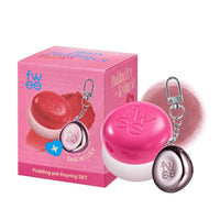 Thumbnail for fwee Blurry Pudding Pot + Keychain SET | Airbrushed Blush & Lip, Buildable Pigment, Long-lasting, Lightweight, Easy to Blend, Natural Soft Matte Finish Makeup – Sth (Dusty Pink) | 0.17 oz