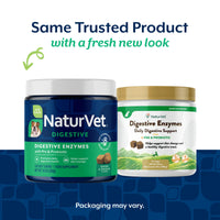 Thumbnail for NaturVet – Digestive Enzymes - Plus Probiotics & Prebiotics – Helps Support Diet Change & A Healthy Digestive Tract – for Dogs & Cats (Soft Chews, 120 Count)