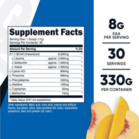 Thumbnail for Nutricost EAA Powder 30 Servings (Peach Mango) - Essential Amino Acids - Non-GMO, Gluten Free, Vegetarian Friendly