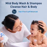 Thumbnail for CeraVe Baby Wash & Shampoo, Fragrance, Paraben, & Sulfate Free Shampoo for Tear-Free Baby Bath Time, 8 Ounce