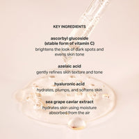 Thumbnail for Cocokind Vitamin C Glow Serum with Azelaic Acid and Sea Grape Caviar for Bright and Even Skin, 1 Fl Oz