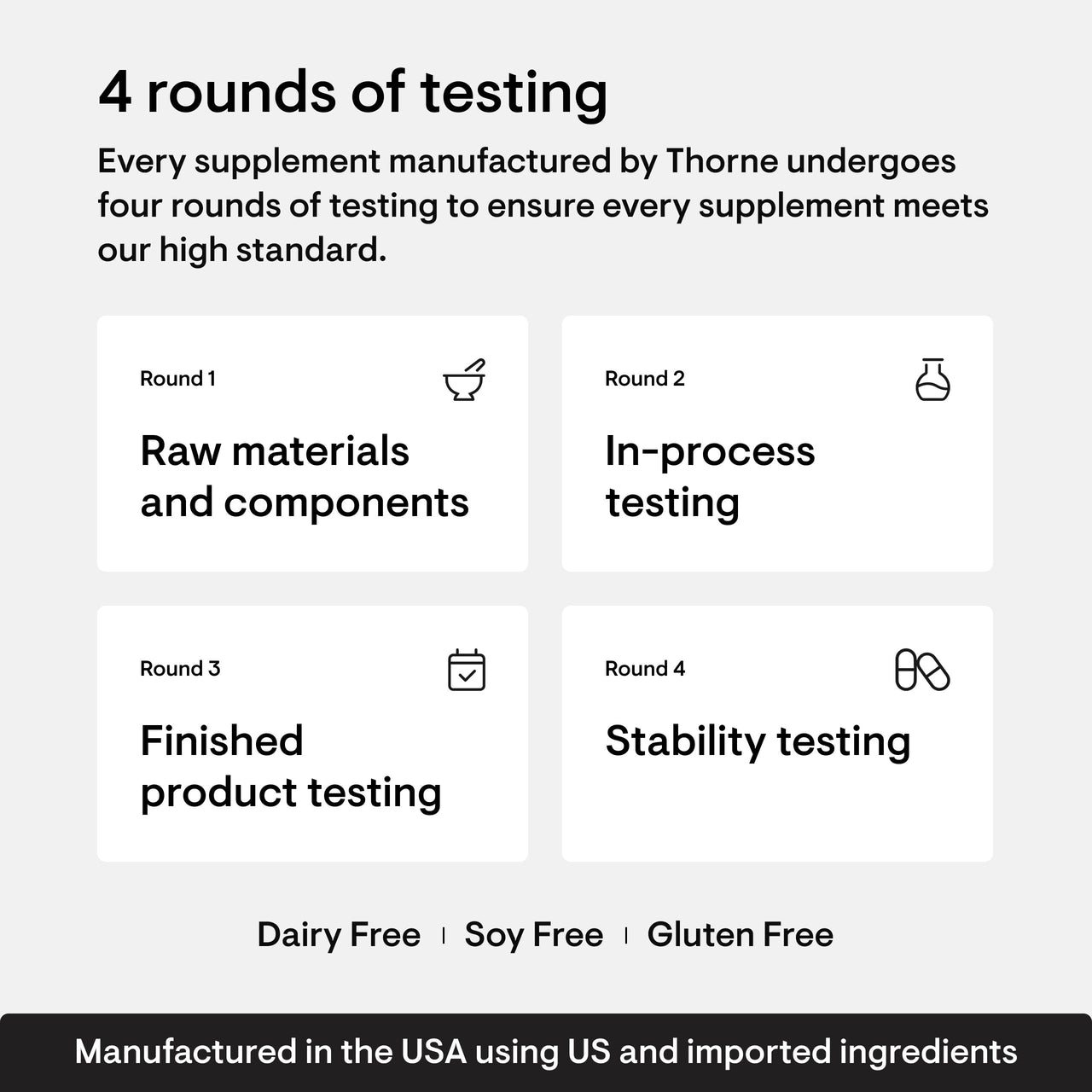 THORNE - Magnesium Glycinate - Supports Restful Sleep, Muscle Relaxation, Heart Health & Metabolism* - Chelated Magnesium Capsules - 90 Servings