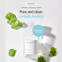 Thumbnail for mixsoon Centella Cleansing Water - Gentle and Soothing for Face, Hydrating Daily Cica Cleanser for Sensitive Skin 300ml / 10.14 fl.oz. Korean Glass Skin Care