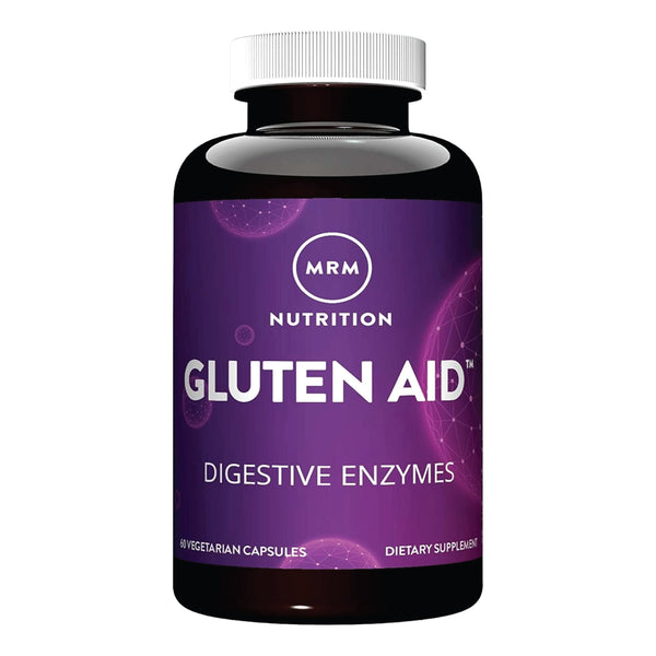 MRM Nutrition Gluten-Aid - Digestive Enzymes for Healthy Gluten & Dairy Digestion, Gut Health Supplement for Women & Men, May Help Alleviate Occasional Digestive Discomfort, Gluten-Free - 60 Servings
