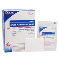 Thumbnail for Dukal Sterile Non-Adherent Dressing Rectangle 2 x 3 123 100 per Box