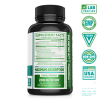 Thumbnail for Zhou DIM Active - DIM Supplement, Hormone Balance for Women & Men, Hormonal Support with 250mg Diindolylmethane - 60 Vegan Capsules