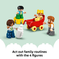 Thumbnail for LEGO DUPLO Town 3 in 1 Modern Family House with Figures Building Toy - Learning Play Set for Toddler Boys & Girls, Ages 2+ - Fine Motor Skills Toys for Preschool - Gift for Birthdays - 10470